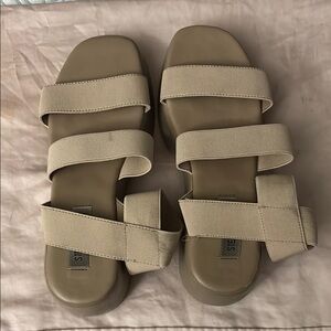 Steve Madden Women's Cream Sandals